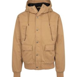 Parka Urban Classic hooded cotton. Brązowe parki męskie Urban Classics, na zimę, m, bez wzorów, bez kaptura. Za 379.00 zł.