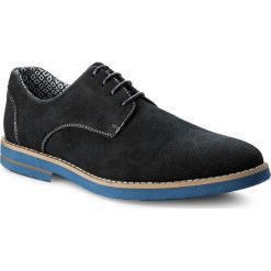 Półbuty LANETTI - MYL8095-2 Granatowy. Półbuty na co dzień męskie marki Lanetti. Za 119.99 zł.