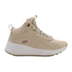 Buty do chodzenia damskie Skechers Bobs Sparrow 20MT. Brązowe obuwie sportowe damskie Skechers, bez wzorów, z materiału, trekkingowe. Za 357.00 zł.