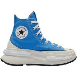 Buty sportowe Converse Run Star Legacy Cx. Niebieskie obuwie sportowe damskie Converse, bez wzorów. W wyprzedaży za 418.30 zł.