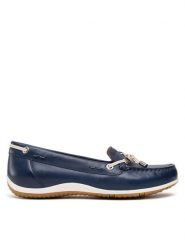 Geox Mokasyny D Vega Moc B D92DNB 043BC C4EA5 Granatowy. Niebieskie mokasyny damskie Geox, ze skóry. Za 269.99 zł.