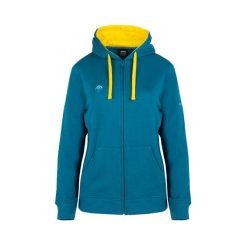 Podstawowa bluza bawełniana z zamkiem błyskawicznym dla kobiet RODHES JACKET W I. Niebieskie bluzy damskie IZAS, bez wzorów, z bawełny, bez kaptura. Za 204.30 zł.