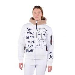 Kurtka narciarska Rossignol JCC damska W Yety Fleecy Bomber JKT biała. Białe kurtki damskie Rossignol, xs, bez wzorów, bez kaptura, narciarskie. W wyprzedaży za 2,716.60 zł.