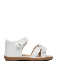Nelli Blu Sandały CEO-CM250513-9 Biały. Białe sandały dziewczęce Nelli Blu, ze skóry, bez zapięcia. Za 79.99 zł.
