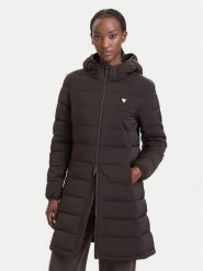 Guess Kurtka zimowa V4YL05 WF3X0 Brązowy ciemny Regular Fit. Brązowe kurtki damskie Guess, na zimę, xl, z aplikacjami, z syntetyku, bez kaptura. Za 694.99 zł.