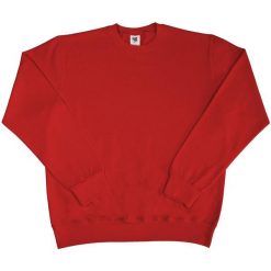 Męska Bluza Z Długim Rękawem I Wycięciem Pod Szyją. Czerwone bluzy męskie SG, m, bez wzorów, bez kaptura. Za 83.99 zł.