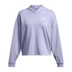 Damska bluza oversize z kapturem Under Armour Rival Terry. Białe bluzy damskie Under Armour, l, bez wzorów, z kapturem. W wyprzedaży za 256.05 zł.
