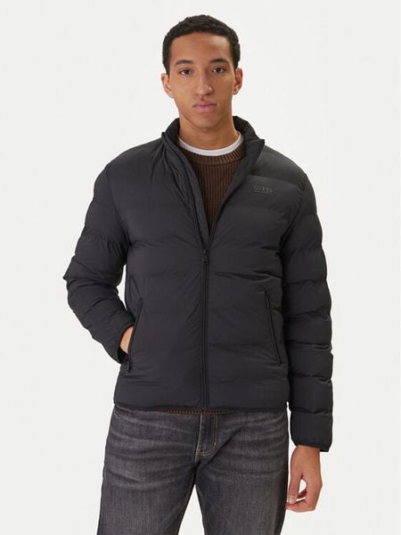 Guess Kurtka przejściowa M6RL0I WJ242 Czarny Regular Fit. Czarne kurtki męskie Guess, m, z aplikacjami, z syntetyku, bez kaptura. Za 542.99 zł.