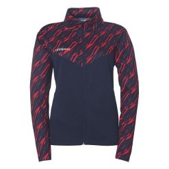 Damska bluza dresowa Uhlsport Progressive 28 Poly. Czerwone kurtki sportowe damskie Uhlsport, bez wzorów, z dresówki, bez kaptura, na fitness i siłownię. Za 168.50 zł.