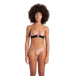 Strój kąpielowy damski dwuczęściowy bikini na basen Arena Logo Tape. Czarne bikini damskie Arena, s, bez wzorów. Za 59.99 zł.