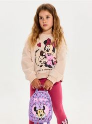Plecak w serca Minnie Mouse - fioletowy. Fioletowe torby i plecaki dziecięce Sinsay. Za 17.99 zł.