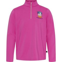 Dziewczęca koszulka jeździecka z długim rękawem Equipage Valentina. Czerwone bluzki dla dziewczynek EQUIPAGE, bez wzorów, bez kołnierzyka, bez ramiączek. Za 228.00 zł.