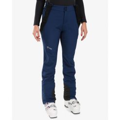 Damskie softshellowe spodnie narciarskie Kilpi RHEA-W. Niebieskie spodnie materiałowe damskie Kilpi, na zimę, s, bez wzorów, sportowe, narciarskie. Za 628.61 zł.