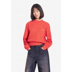 Bluza sportowa damska Prosto Ribbed bez kaptura. Czerwone bluzy damskie Prosto., bez wzorów, bez kaptura. Za 284.99 zł.