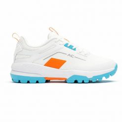 Buty hokejowe dla kobiet Grays Hockey Aero Cage X10. Niebieskie obuwie sportowe damskie GRAYS, bez wzorów, z materiału. Za 573.00 zł.