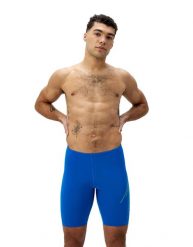 Spodenki pływackie męskie Speedo Hyperboom Plmt Jammer. Niebieskie krótkie spodenki sportowe męskie Speedo, m, bez wzorów, z materiału, na fitness i siłownię. Za 169.99 zł.