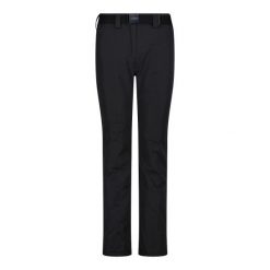 Spodnie narciarskie dla kobiet CMP. Czarne spodnie sportowe damskie CMP, bez wzorów, narciarskie. Za 770.80 zł.
