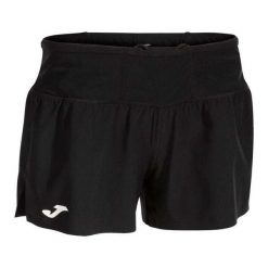 Spodenki do biegania damskie Joma R-Trail Nature. Czarne szorty sportowe damskie Joma, na lato, s, bez wzorów, z elastanu, sportowe, z podwyższonym stanem, do biegania. Za 119.99 zł.
