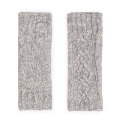 Rękawiczki Damskie Jenny Fairy. Szare rękawiczki damskie Jenny Fairy, bez wzorów, z dzianiny. Za 49.99 zł.