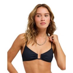 Stanik bikini typu bralette dla Kobiety ROXY LOVE Czarny. Szare bikini damskie Roxy, xs, bez wzorów. Za 169.99 zł.
