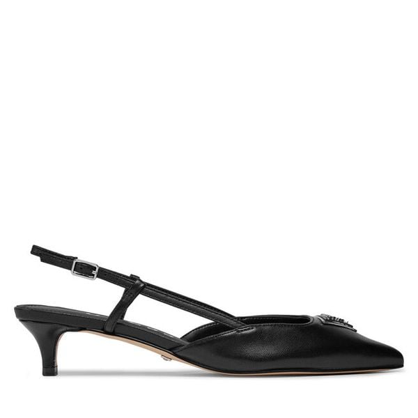 Czółenka Guess. Czarne czółenka damskie Guess, z aplikacjami, bez obcasa, bez zapięcia. Za 309.99 zł.