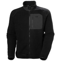 Kurtka z dresu Helly Hansen Panorama Pile Block. Czarne kurtki sportowe męskie Helly Hansen, na zimę, bez wzorów, z dresówki, trekkingowe. W wyprzedaży za 562.65 zł.