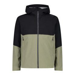 Kurtka przeciwdeszczowa męska CMP. Zielone kurtki sportowe męskie CMP, m, bez wzorów, trekkingowe. Za 299.99 zł.