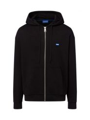 HUGO BLUE kurtka z kapturem - Nadarasi Mężczyźni Bawełna czarny, S. Czarne kurtki męskie HUGO BLUE, m, bez wzorów, z bawełny, z kapturem. Za 379.95 zł.