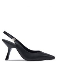 Just Cavalli Szpilki 77RA3S15 Czarny. Czarne szpilki damskie Just Cavalli, bez wzorów, ze skóry, bez obcasa, bez zapięcia. Za 559.99 zł.