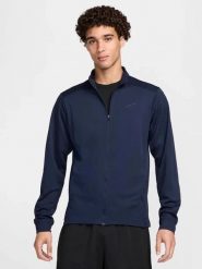Nike vyriškas megztinis TOTALITY, tamsiai mėlynas. Bluzy męskie Nike, m, bez wzorów, bez kaptura. Za 228.69 zł.