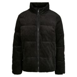 Kurtka Urban Classics boxy corduroy puffer. Czarne kurtki męskie Urban Classics, m, bez wzorów, z puchu, retro, bez kaptura. Za 402.00 zł.