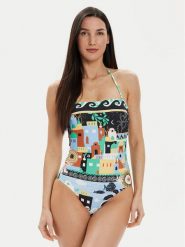 Seafolly Strój kąpielowy Atlantis 11099-127 Kolorowy. Niebieskie kostiumy jednoczęściowe damskie Seafolly, bez wzorów, z syntetyku. Za 589.99 zł.