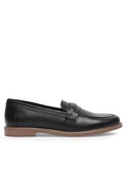 Sergio Bardi Lordsy WI32-D1070-02SB Czarny. Czarne mokasyny damskie Sergio Bardi, ze skóry. Za 269.99 zł.