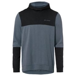 Bluza z kapturem VAUDE Qimsa. Czarne bluzy męskie Vaude, l, bez wzorów, z materiału, z kapturem. Za 360.30 zł.