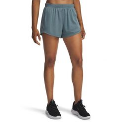 Szorty damskie Under Armour Tech™ Mesh Play Up. Niebieskie szorty sportowe damskie Under Armour, bez wzorów, z meshu, sportowe, na fitness i siłownię. Za 165.50 zł.