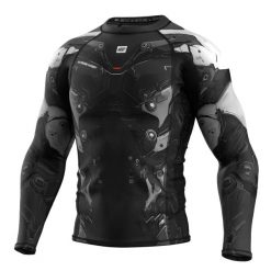 Koszulka sportowa męska Rashguard do MMA EXTREME HOBBY IRON FORCE. Białe koszulki sportowe męskie EXTREME HOBBY, m, bez wzorów, z bawełny, bez kołnierzyka, bez ramiączek, na fitness i siłownię. Za 209.00 zł.