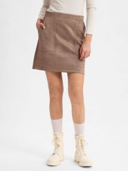 Opus Spódnica - Relvina Kobiety brązowy, 40. Brązowe spódnice damskie Opus, bez wzorów, z weluru, eleganckie, mini. Za 279.95 zł.