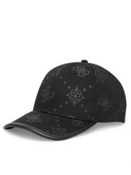 Guess Czapka z daszkiem AW5392 POL01 Czarny. Czarne rękawiczki męskie Guess, z aplikacjami, z bawełny. Za 159.99 zł.
