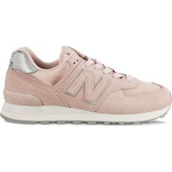 Sportowe Buty New Balance 574 WL574OPS. Fioletowe obuwie sportowe damskie marki Molly.pl, bez wzorów, z gumy. Za 349.00 zł.