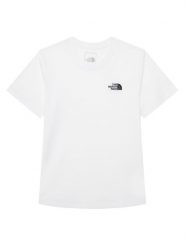 The North Face T-Shirt Teen Evolution Simple NF0A8F9Z Biały Regular Fit. Białe t-shirty dla chłopców The North Face, bez wzorów, z bawełny, bez ramiączek. Za 79.99 zł.