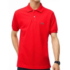 T-shirt Męski. Czerwone koszulki polo męskie Lacoste, m, bez wzorów, bez ramiączek. Za 603.99 zł.