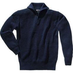 Sweter troyer, z zamkiem blysk. granatowy, rozm. M. Niebieskie swetry przez głowę męskie NoName, m, bez wzorów, bez kołnierzyka. Za 157.66 zł.