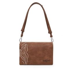 Torebka Desigual. Brązowe torebki do ręki damskie Desigual, bez wzorów, klasyczne, bez dodatków. Za 169.99 zł.