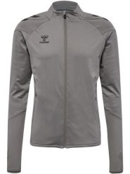 Kurtka z dresu Hummel Pro. Szare kurtki damskie Hummel, m, bez wzorów, z dresówki, bez kaptura, do biegania. Za 250.00 zł.