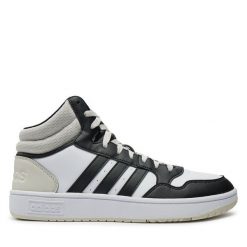 Sneakersy adidas. Czarne trampki i tenisówki chłopięce Adidas, bez wzorów, bez zapięcia. Za 169.99 zł.
