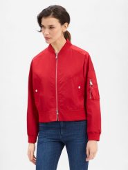 Joop Jeans kurtka przejściowa - Olcay Kobiety czerwony, M. Czerwone kurtki damskie JOOP! Jeans, m, bez wzorów, z jeansu, bez kaptura. Za 849.95 zł.