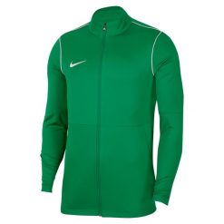Bluza sportowa męska Nike Dri-fit Park 20 Track. Białe bluzy sportowe męskie Nike, m, bez wzorów, z materiału, bez kaptura, do piłki nożnej, dri-fit (nike). Za 187.55 zł.