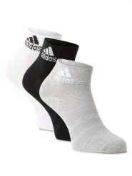 Adidas Sportswear Skarpety pakowane po 3 szt. Kobiety Bawełna czarny|biały|szary, S. Białe skarpety damskie adidas Sportswear, bez wzorów, z bawełny. Za 49.95 zł.