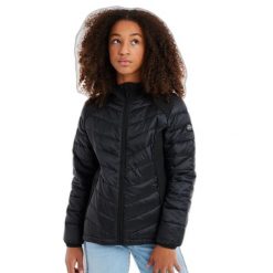 Kurtka dziewczęca Protest Prtcharon. Czarne buty sportowe dziewczęce Protest, bez wzorów, bez zapięcia, rowerowe. W wyprzedaży za 380.50 zł.