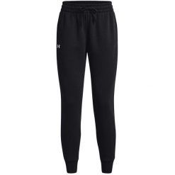 Polarowe Spodnie Joggery Under Armour Ua Rival Damskie. Białe spodnie sportowe damskie Under Armour, m, bez wzorów, z polaru, na fitness i siłownię. Za 335.00 zł.